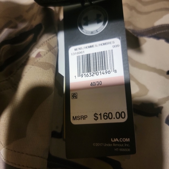 Under armour 1316961-999 Ridge Reaper Raider Men's Pants 40x30 - Picture 5 of 9